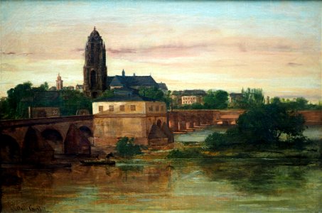 Courbet Blick auf Frankfurt 1858@Städel Museum Frankfurt20170818