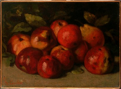 Courbet - Still Life with Apples and a Pear, 1871, 1963-181-22