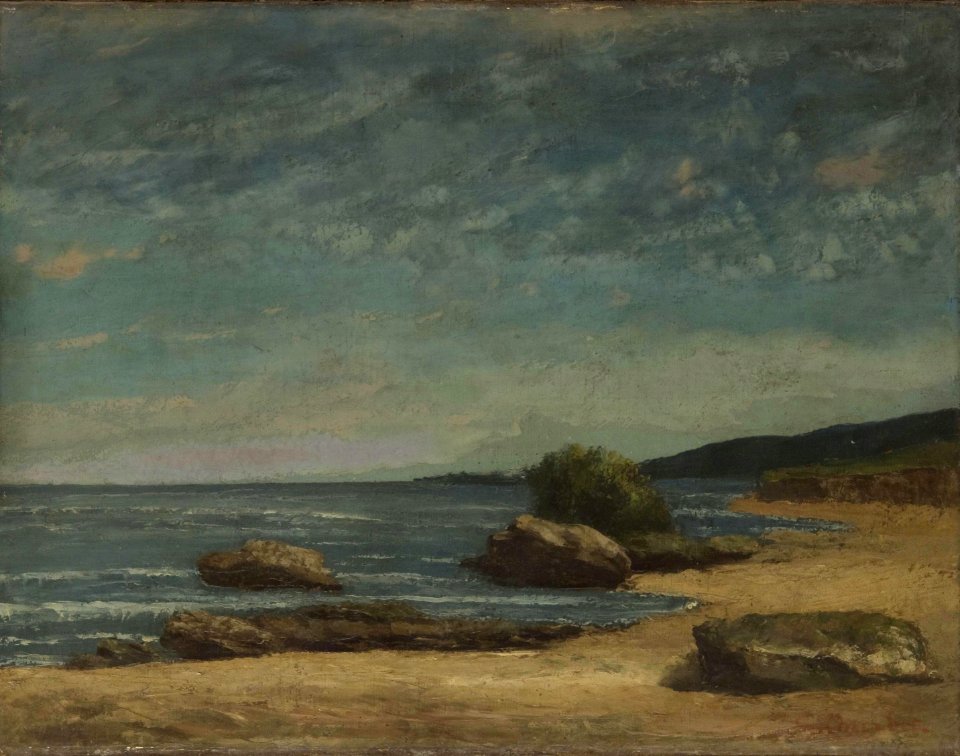 Courbet - Studio of - Rocky Coast, Cat. 943