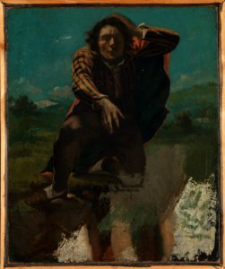 Gustave Courbet - På kanten av stupet - Google Art Project. Free illustration for personal and commercial use.