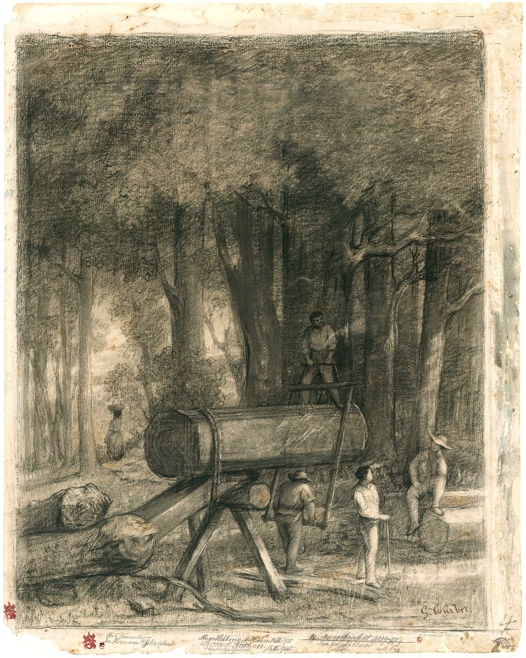Courbet - The Woodcutters, 1860