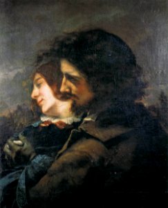 Courbet-Amants-Lyon. Free illustration for personal and commercial use.