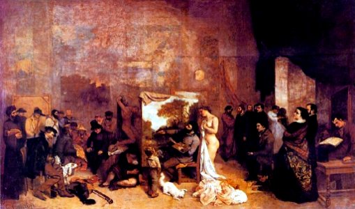 Courbet, Gustave - The Painter's Studio -1855