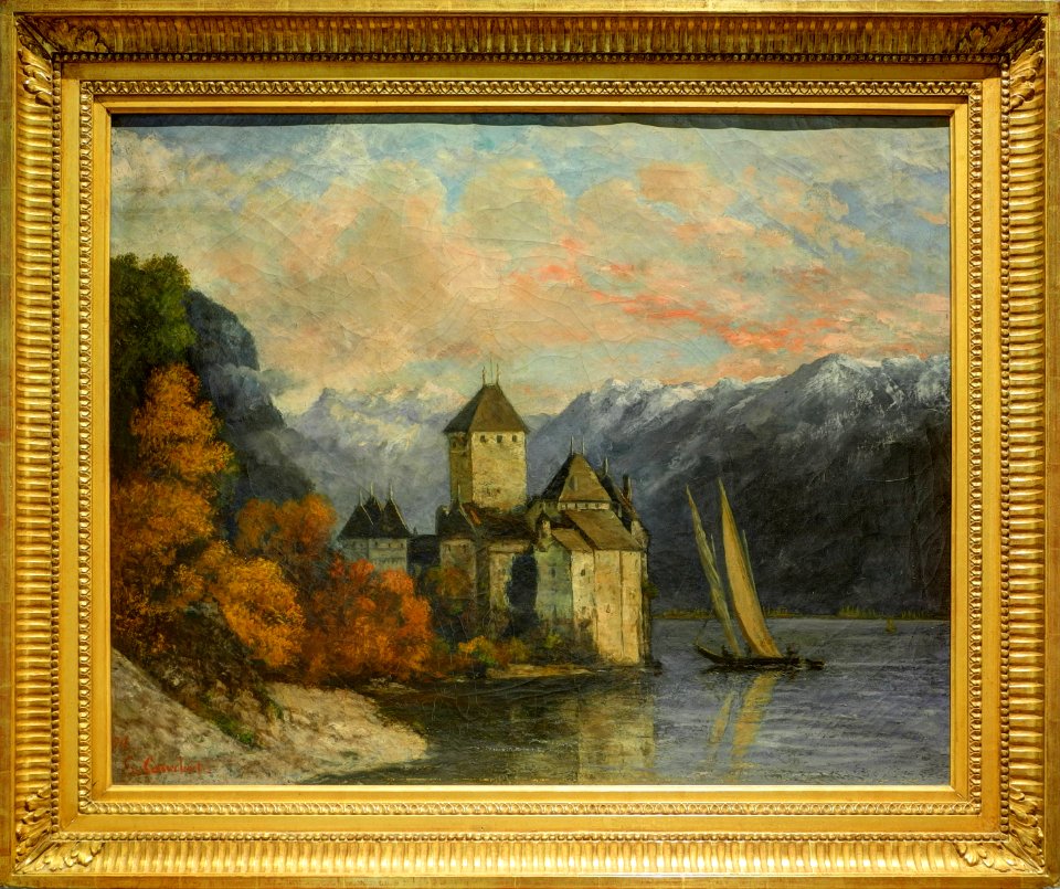 Gustave Courbet - Le Château de Chillon - Musée des Beaux-Arts de Belfort