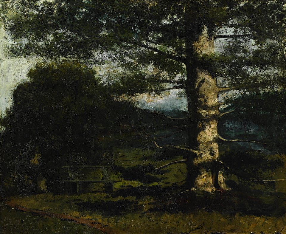Gustave Courbet - Le Cèdre d'Hauteville (1868)