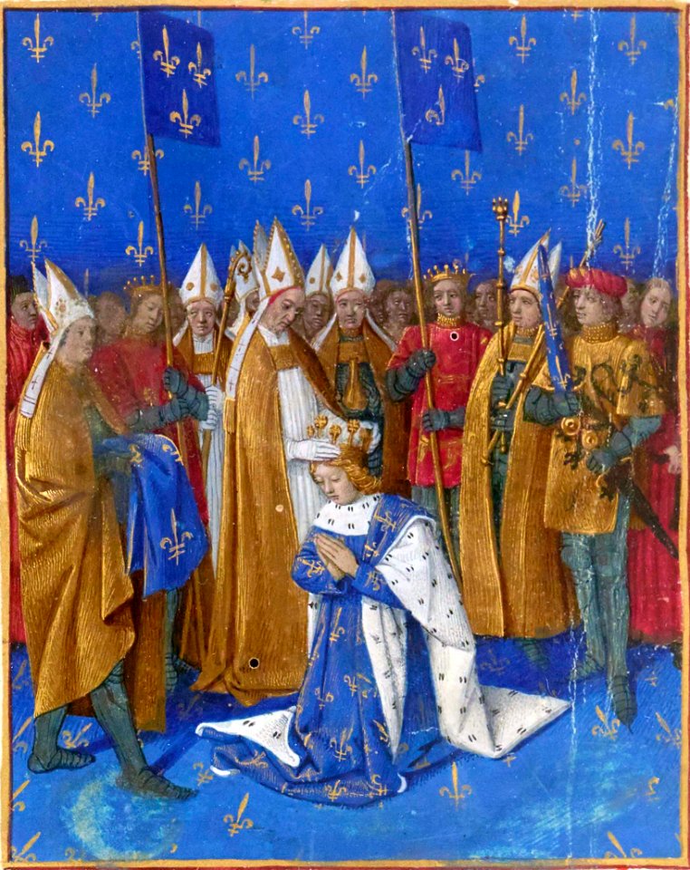 Couronnement de Charles VI le Bien-Aimé