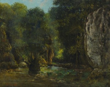 Gustave Courbet - Le Puits Noir (les gorges de la Loue)