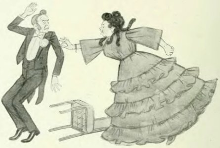 Courteline - Bourbouroche. L'article 330. Lidoire. Les balances. Gros chagrins. Les Boulingrin. La conversion d'Alceste - 1893 (page 90 crop)