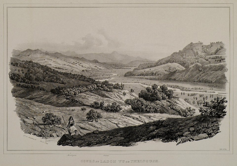 Cours de Ladon vu de Thelpouse - Stackelberg Otto Magnus Von - 1834