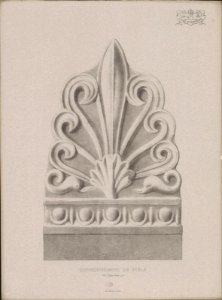 Couronnement de Stèle, Style Grec, objectnr A 59183
