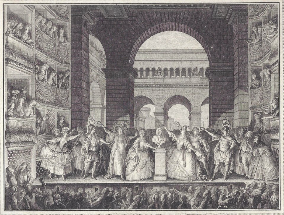 Couronnement de Voltaire