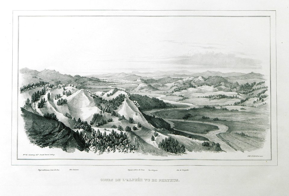 Cours de l'Alphée vu de Phryxus - Stackelberg Otto Magnus Baron De - 1830