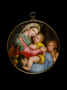 Courtois, Nicolas-André - La Vierge à la chaise, d'après Rapahël - J788 - Musée Cognacq-Jay