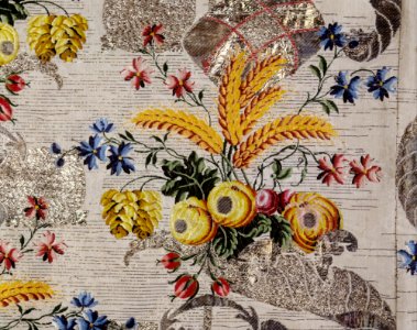 Court dress ensemble; mantua (detail) - Google Art Project