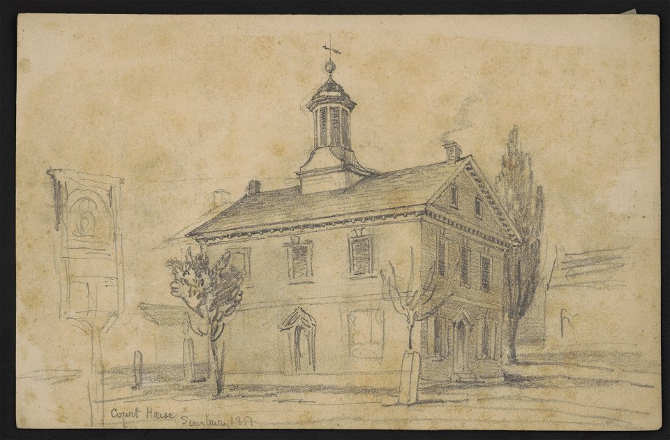 Court house, Sunbury 1851 LCCN2016645597