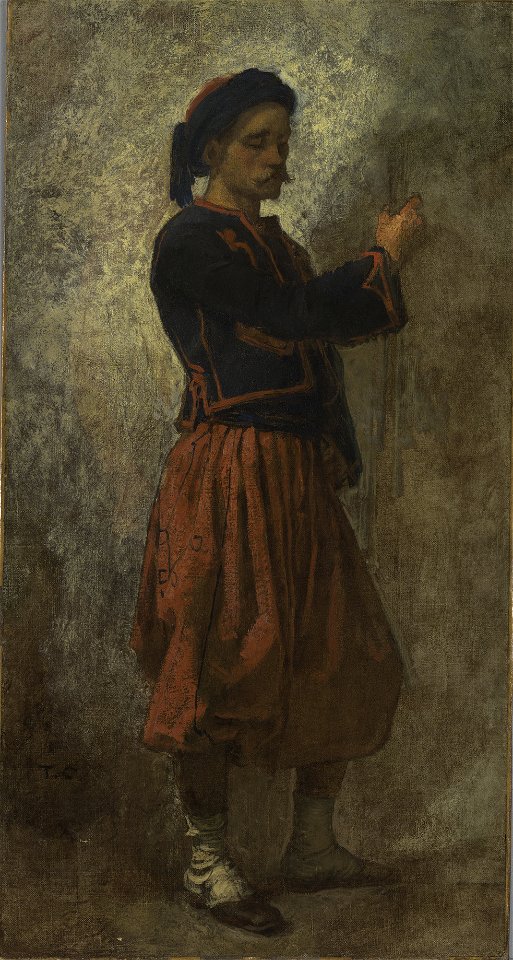 Thomas Couture - A Zouave - 1988.39.1 - Yale University Art Gallery (cropped)