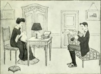 Courteline - Bourbouroche. L'article 330. Lidoire. Les balances. Gros chagrins. Les Boulingrin. La conversion d'Alceste - 1893 (page 23 crop)