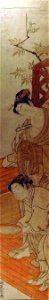 Courtesan trimming her nails while an attendant holds a basin of water (5765354359)