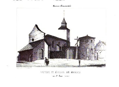 Couvent et église de Nerbis (Landes)
