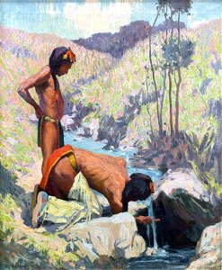 Eanger Irving Couse - The Water Course - 1917.2.1 - Reading Public Museum