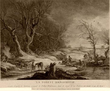 Cousinet -Wouwerman-la forêt dangereuse