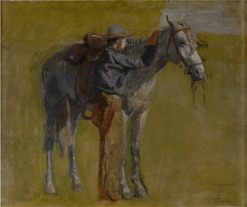 Cowboys in the Badlands sketch 1