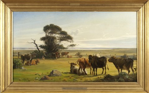 Cows in a Meadow (Carl Otto Haslund) - Nationalmuseum - 20993