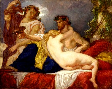 Thomas Couture - Horace and Lydia - Walters 3723