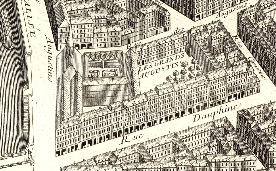 Couvent des Grands Augustins on the Turgot map of Paris – David Rumsey