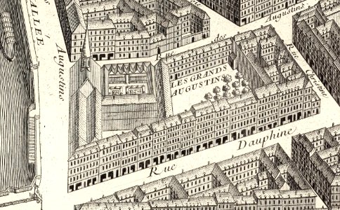 Couvent des Grands Augustins on the Turgot map of Paris – David Rumsey