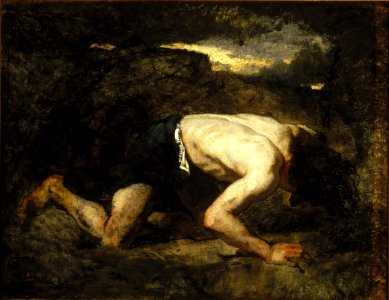 Brooklyn Museum - The Fugitive Study for Timon of Athens - Thomas Couture