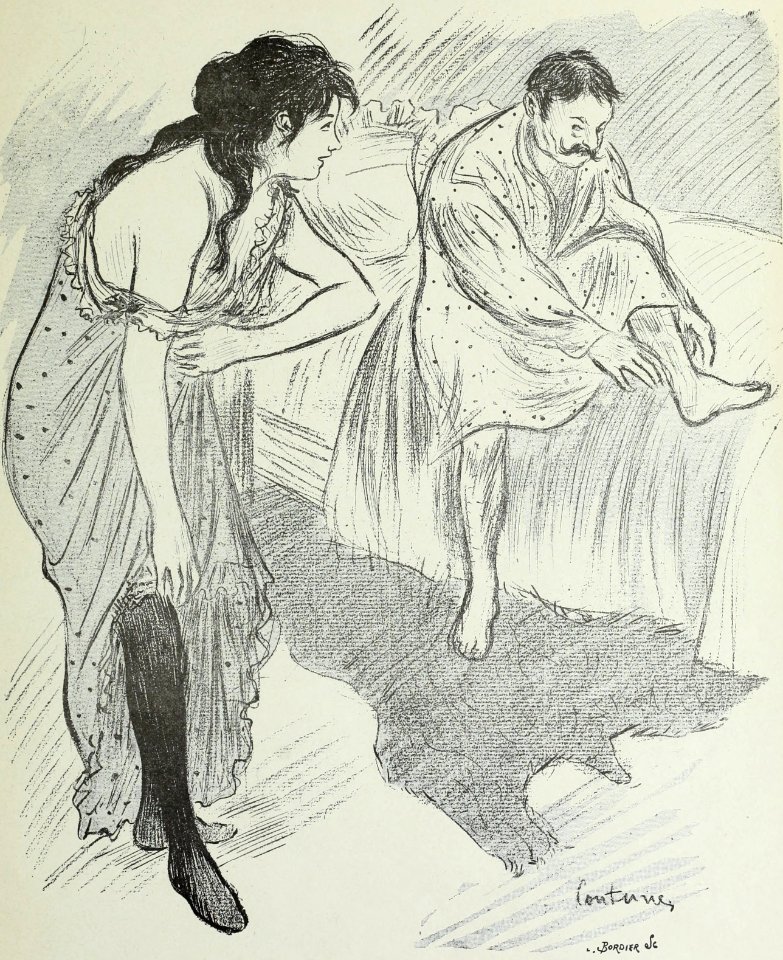 Couturier - Des femmes en chemise, 1870 - Ill-013