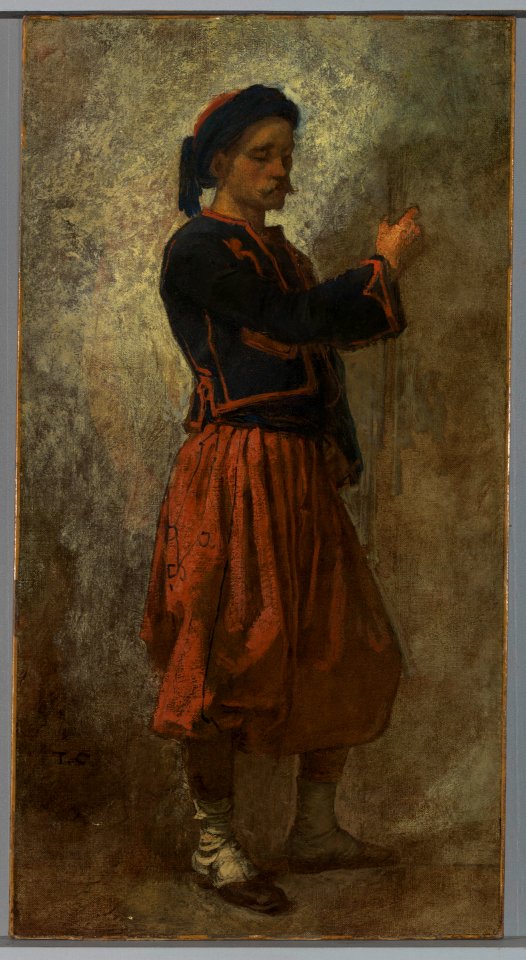 Thomas Couture - A Zouave - 1988.39.1 - Yale University Art Gallery
