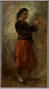 Thomas Couture - A Zouave - 1988.39.1 - Yale University Art Gallery