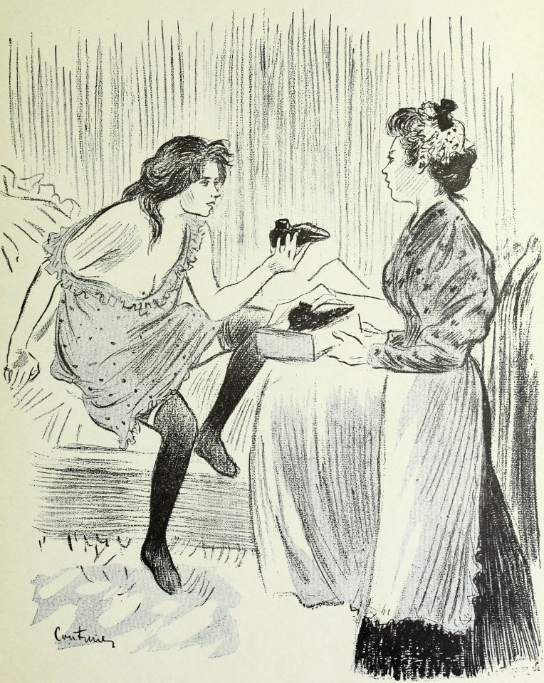 Couturier - Des femmes en chemise, 1870 - Ill-023