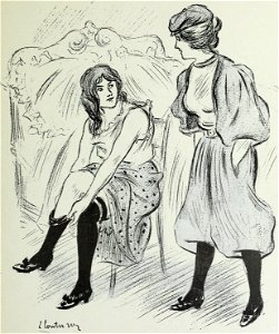Couturier - Des femmes en chemise, 1870 - Ill-037