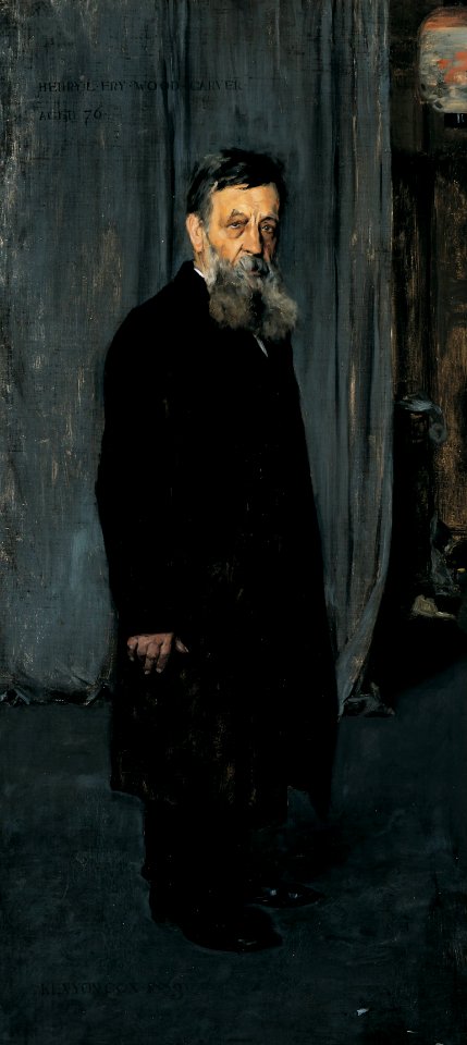 Kenyon Cox - Portrait of Henry L. Fry (1883)