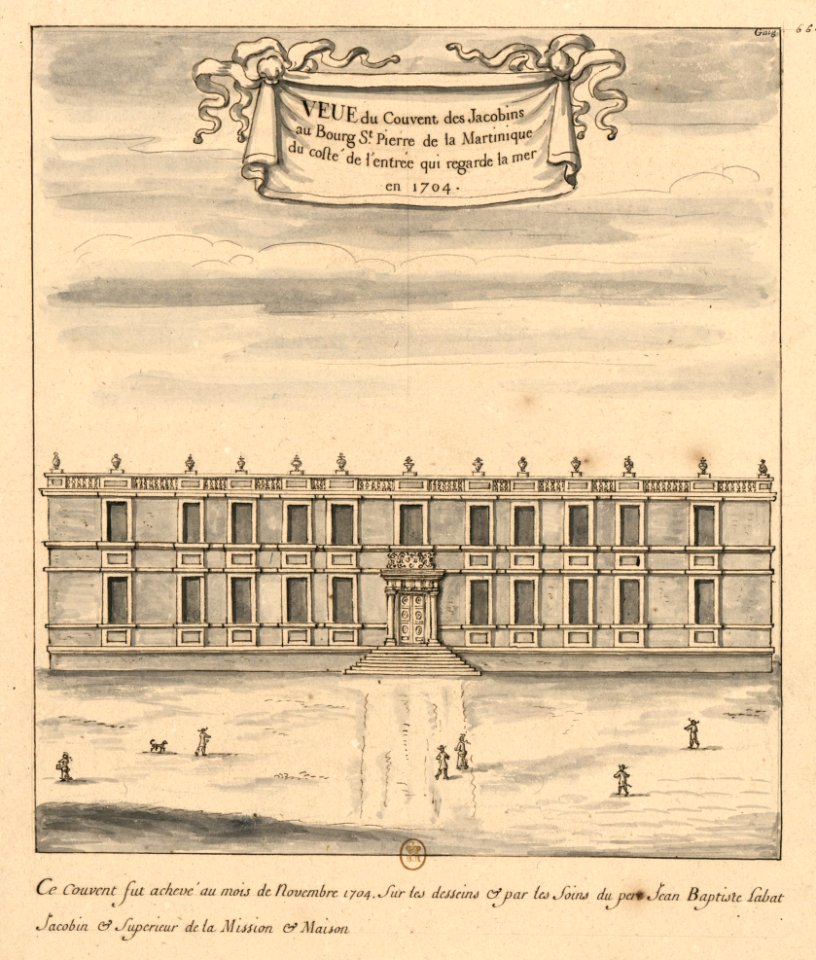 Couvent des Capucins-Martinique-Labat-1704