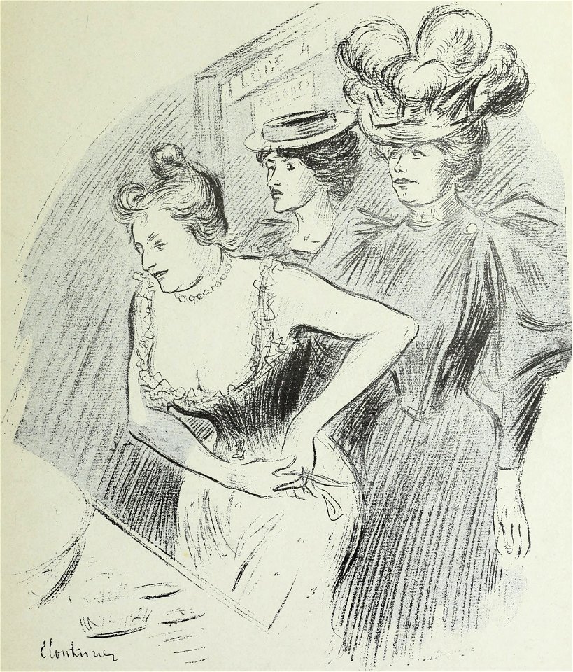 Couturier - Des femmes en chemise, 1870 - Ill-017