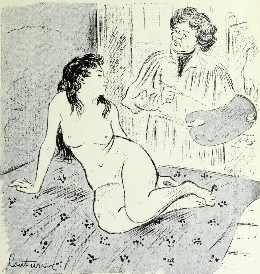 Couturier - Des femmes en chemise, 1870 - Ill-029