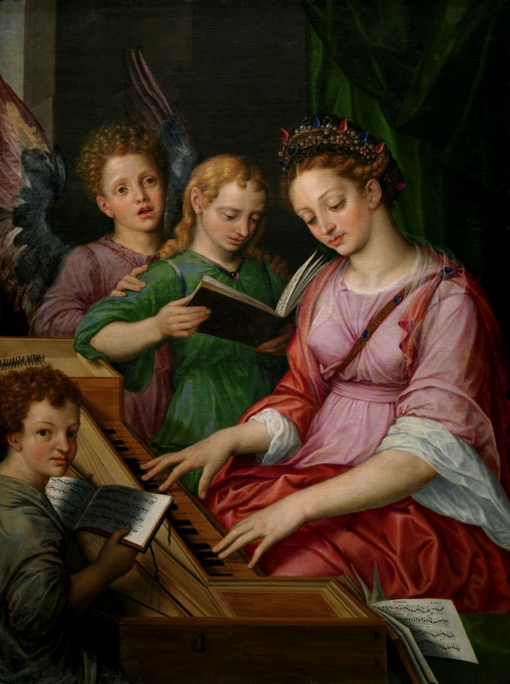 Coxie, Michiel - Saint Cecilia - Prado