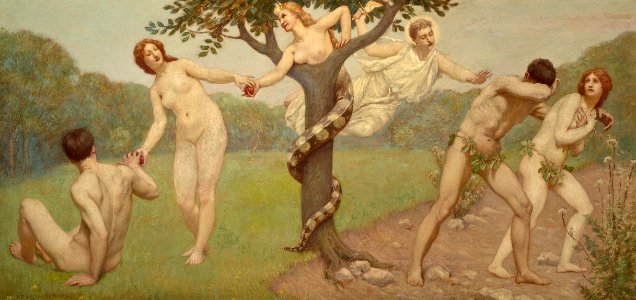 Kenyon Cox - The Fall (1892)
