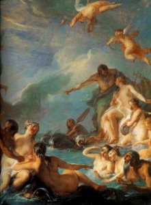 Noël-Nicolas Coypel - The Rape of Europa (detail) - WGA05596