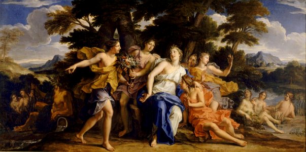 Noël Coypel - Nymphs Presenting a Cornucopia to Amalthea, 1688