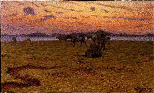 Cows on the Beach (Nils Kreuger) - Nationalmuseum - 19347