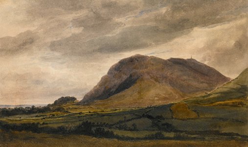 David Cox (I) - Breidden Hill in the welsh borders