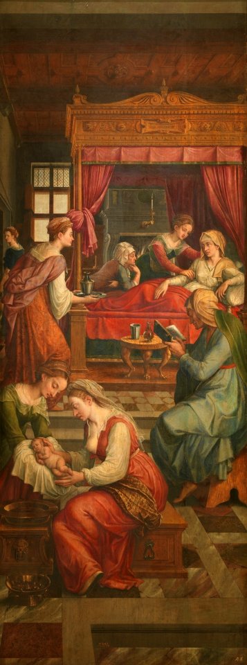 Michiel Coxie - The Birth of the Virgin