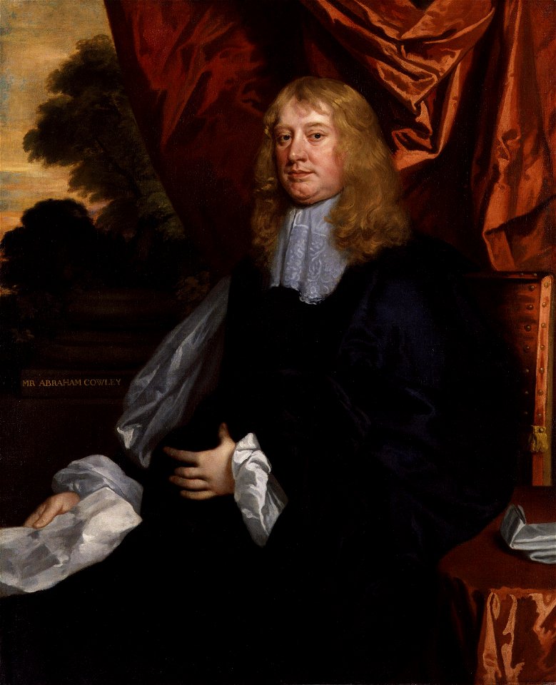 Abraham Cowley by Sir Peter Lely