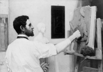 Portrait of Augustus Saint-Gaudens by Kenyon Cox