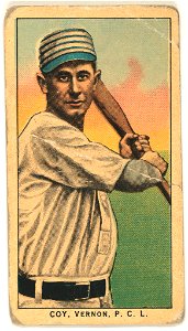 Coy, Vernon Team, baseball card portrait LCCN2008677348